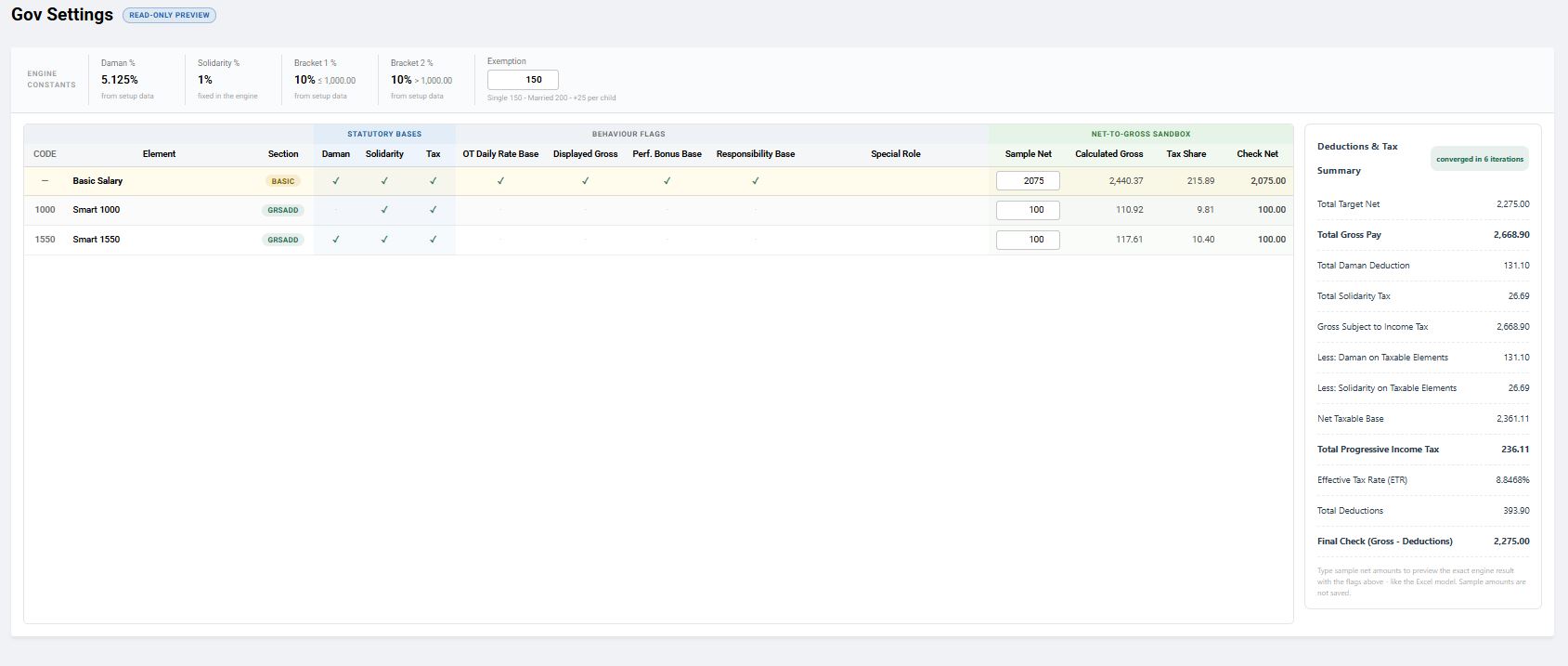 Module screenshot
