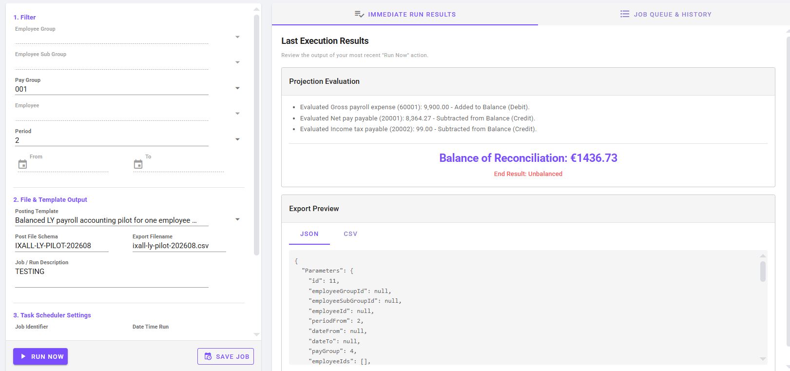 Module screenshot